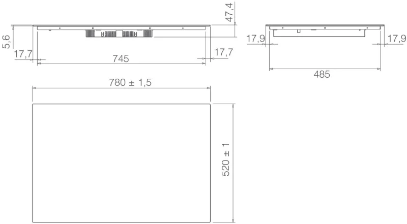 Индукционни Индукционен плот Elica Ratio Connex 803 Plus BL