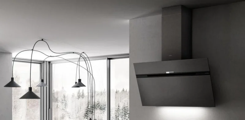 Аспиратори за стенен монтаж Аспиратор Elica Stripe Urban Cast Iron 90