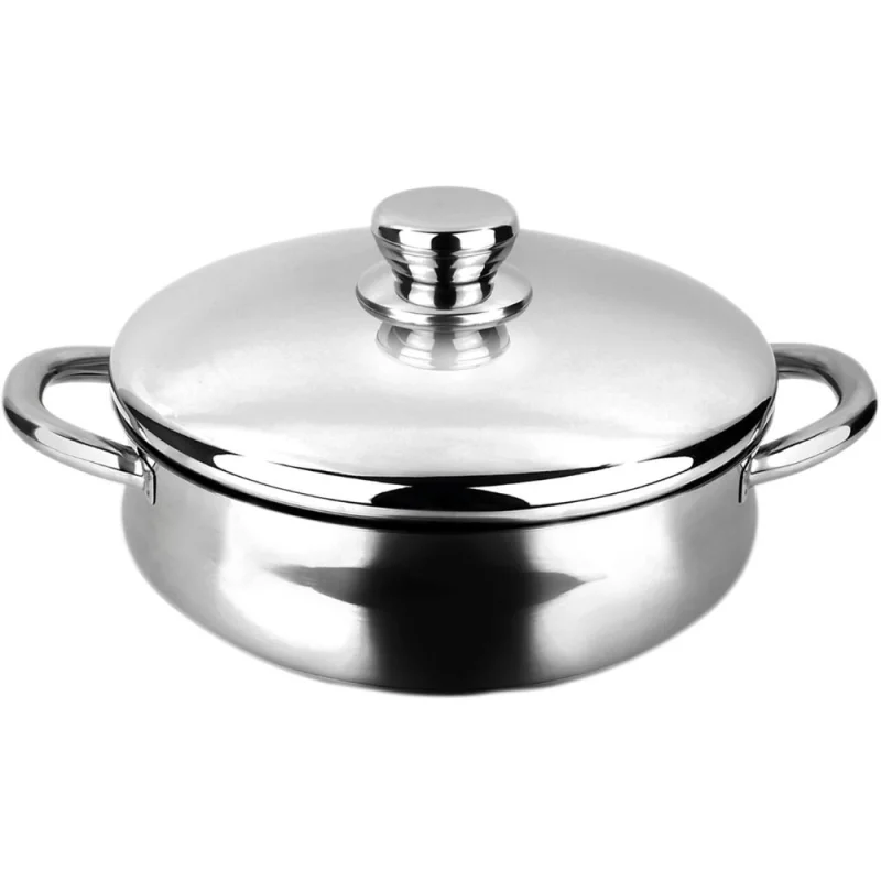 Тенджери и тигани Ниска касерола Fagor Silverinox 28, 4 литра