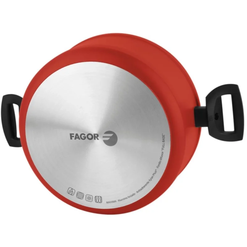 Тенджери и тигани Тенджера Fagor Maxima 24 Червена