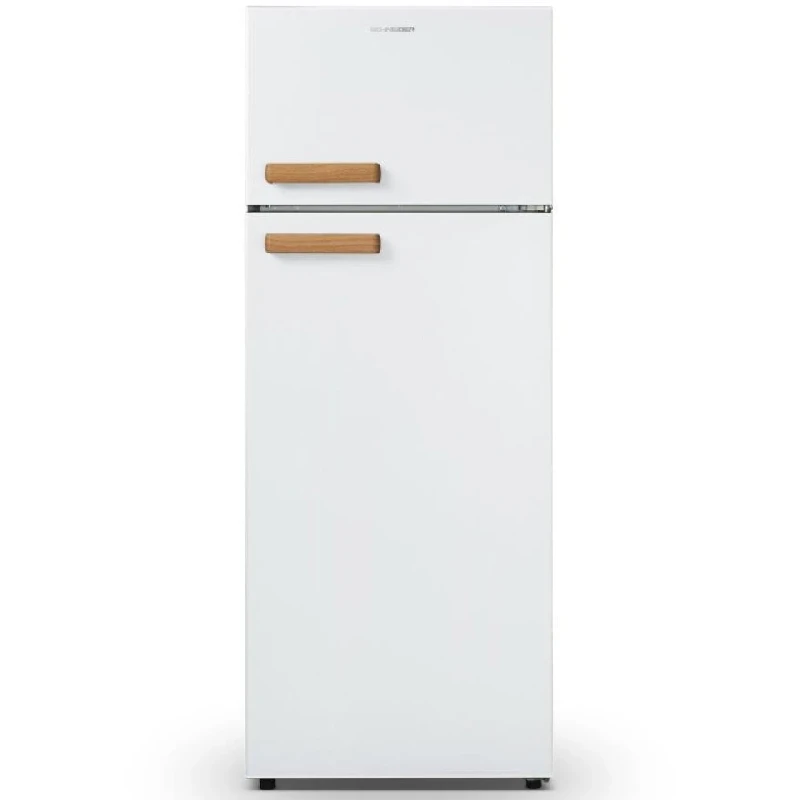 Хладилници с две врати Хладилник с горна камера Schneider SCDD211FJW Fjord Бял