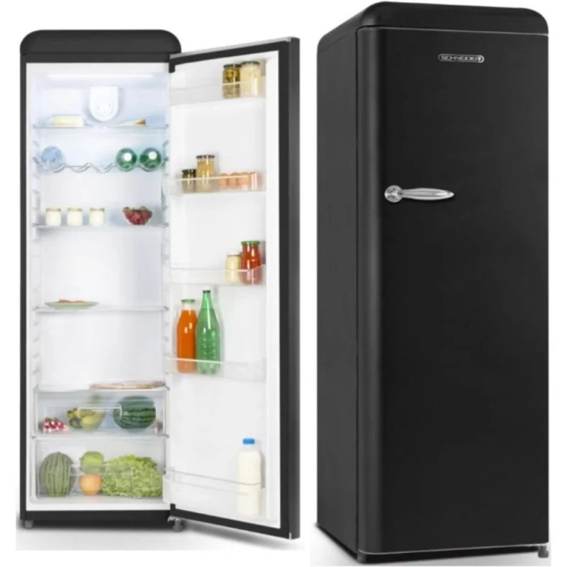 Хладилници с една врата Хладилник Schneider SCCL329V-BE Черен мат