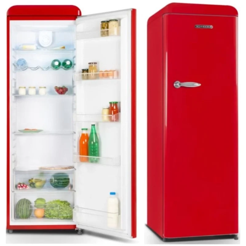 Хладилници с една врата Хладилник Schneider SCCL329V-RE Червен