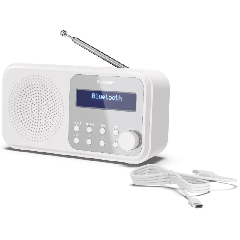 Аудио техника Преносимо цифрово радио Sharp DR-P420(WH)