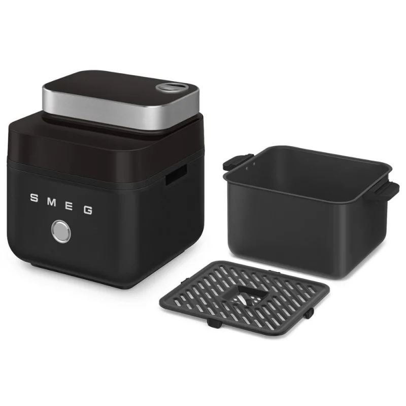 Уреди за здравословно готвене Фритюрник Air Fryer Smeg AFC01BLMAU Черен мат