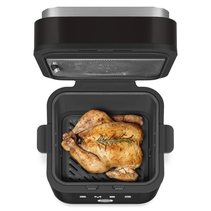 Уреди за здравословно готвене Фритюрник Air Fryer Smeg AFC01BLMAU Черен мат