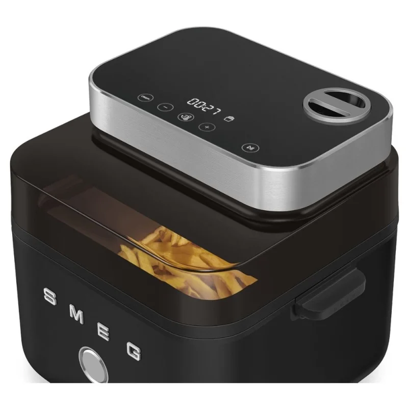 Уреди за здравословно готвене Фритюрник Air Fryer Smeg AFC01BLMAU Черен мат