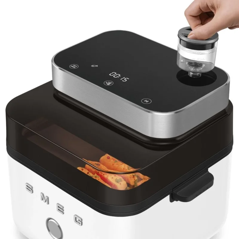Уреди за здравословно готвене Фритюрник Air Fryer Smeg AFC01WHMAU Бял мат
