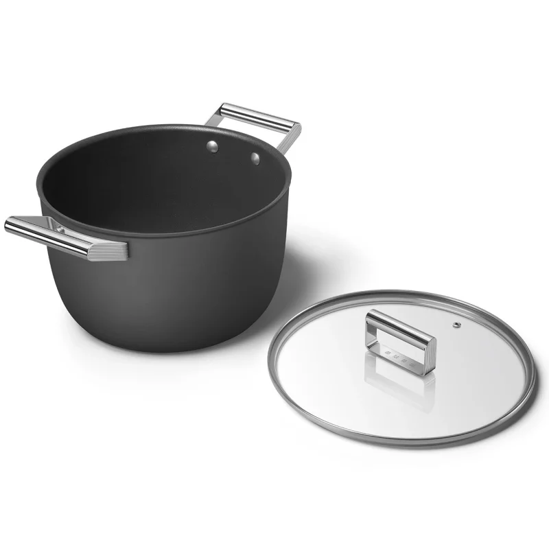 Тенджери и тигани Тенджера Smeg CKFC2611BLM Черна