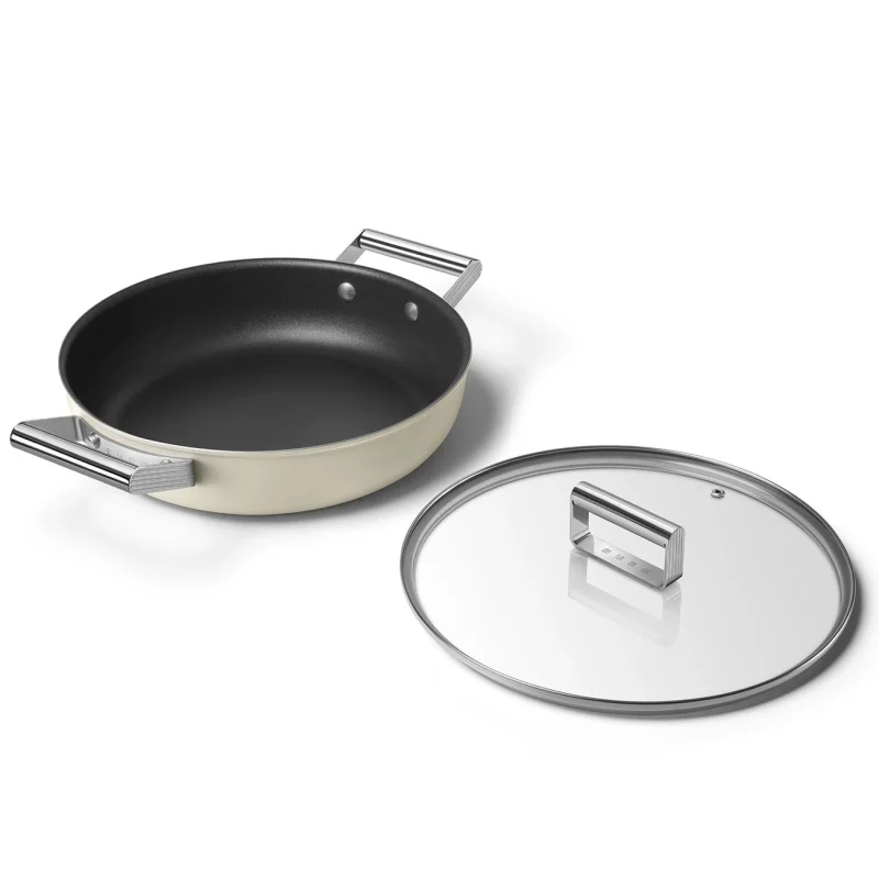 Тенджери и тигани Касерола Smeg CKFD2811CRM Крем