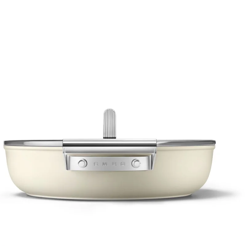 Тенджери и тигани Касерола Smeg CKFD2811CRM Крем