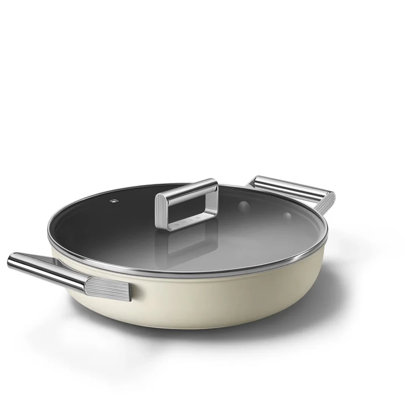 Тенджери и тигани Касерола Smeg CKFD2811CRM Крем