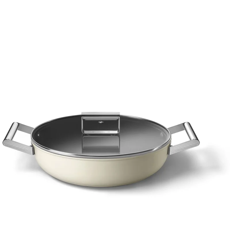 Тенджери и тигани Касерола Smeg CKFD2811CRM Крем