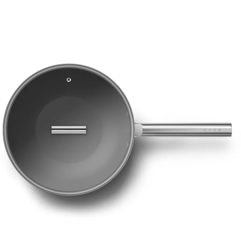 Тенджери и тигани Уок тиган Smeg CKFW3001RDM Червен