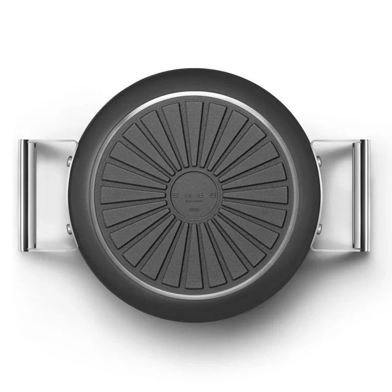 Тенджери и тигани Тенджера Smeg CSF2412BLM Черна