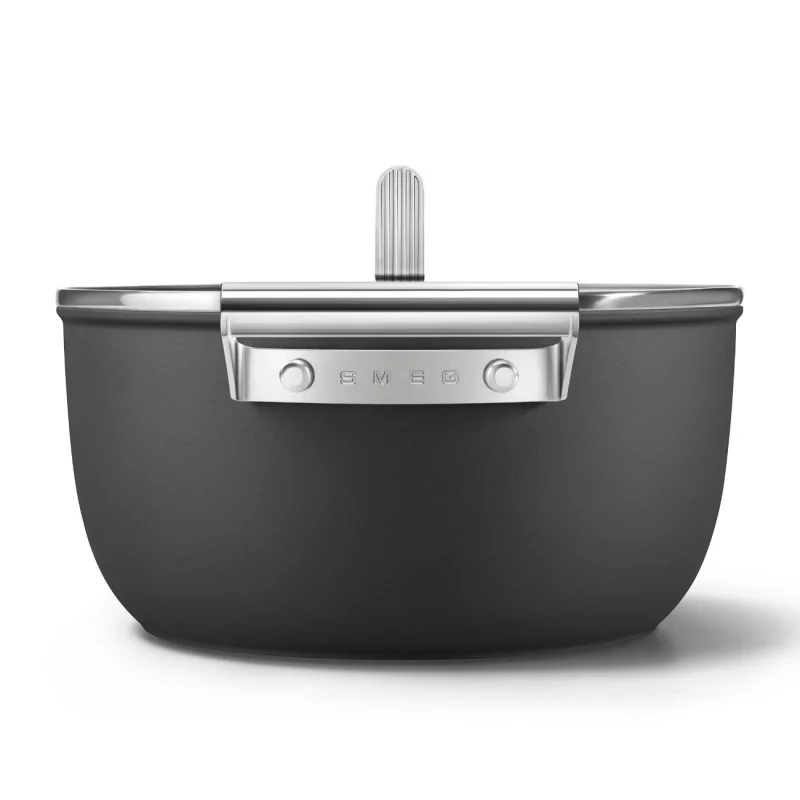 Тенджери и тигани Тенджера Smeg CSF2412BLM Черна