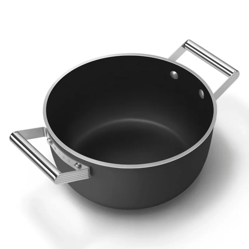 Тенджери и тигани Тенджера Smeg CSF2412BLM Черна