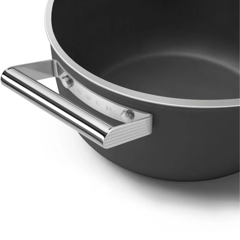 Тенджери и тигани Тенджера Smeg CSF2412BLM Черна