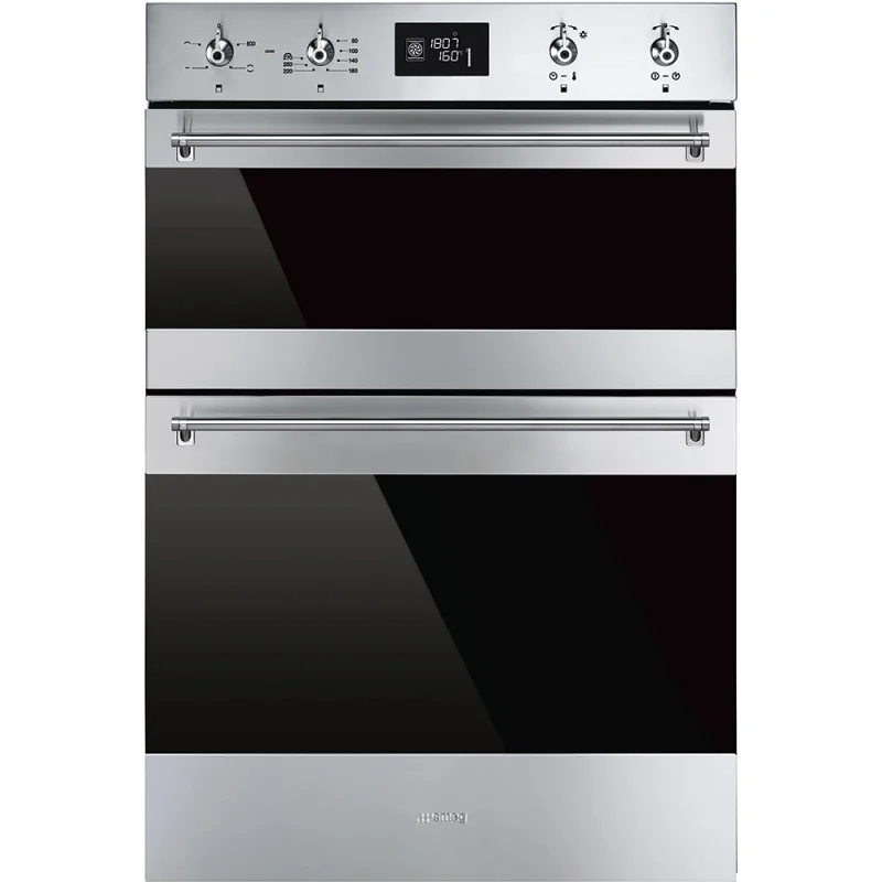 Фурни за вграждане Двойна фурна за вграждане Smeg DOSF6390X