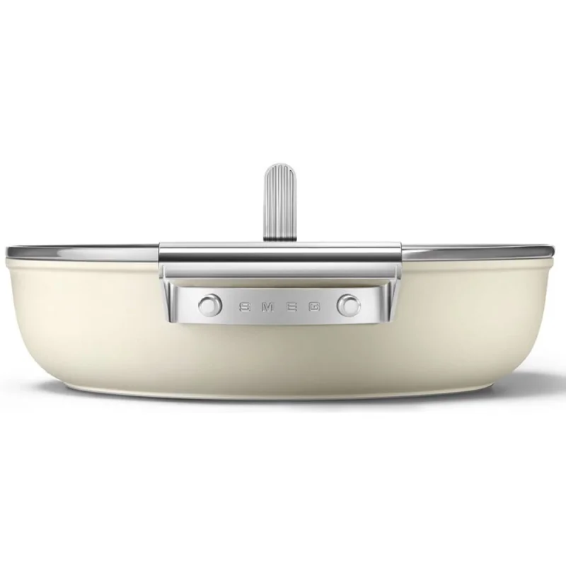 Тенджери и тигани Касерола Smeg DPF2812CRM Крем