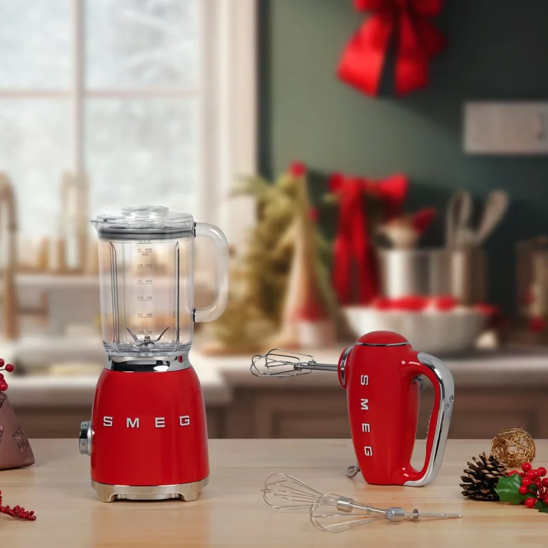 Миксери и пасатори Миксер Smeg HMF01RDEU Червен