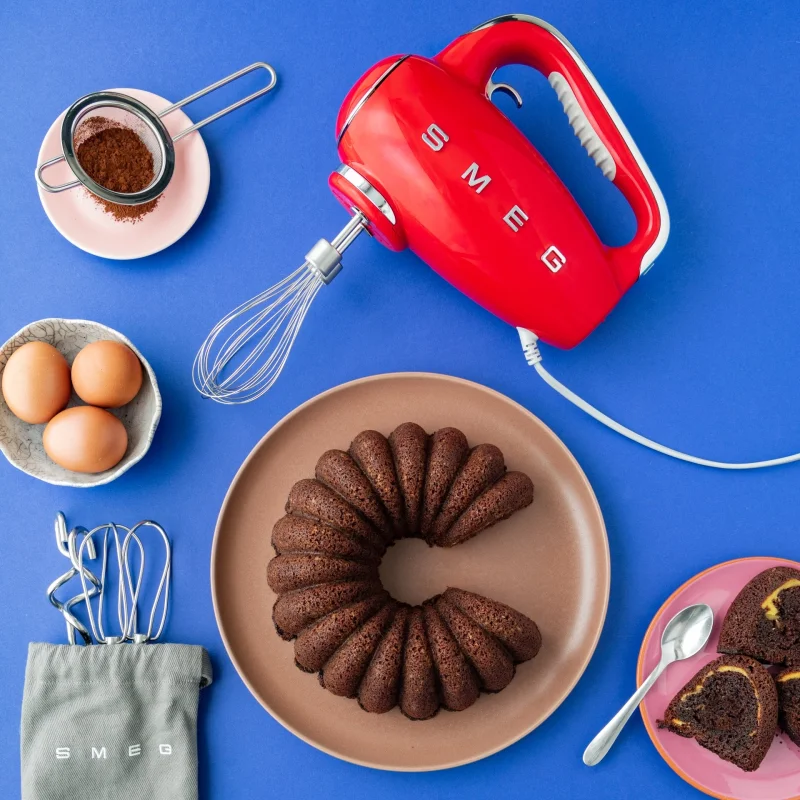 Миксери и пасатори Миксер Smeg HMF01RDEU Червен