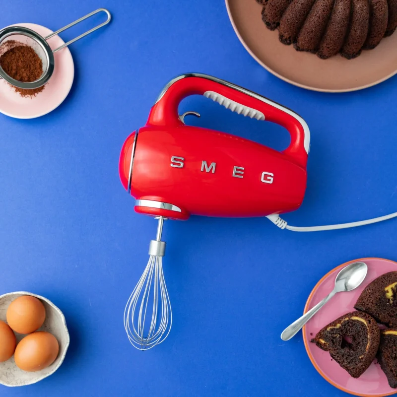 Миксери и пасатори Миксер Smeg HMF01RDEU Червен