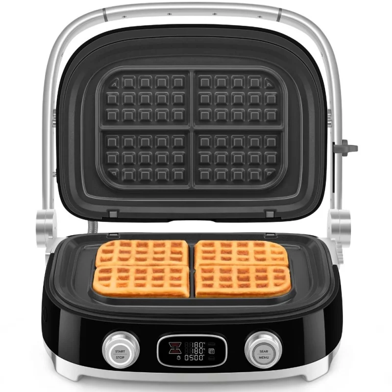 Тостери Многофункционална скара Smeg MGF01BLEU Черна
