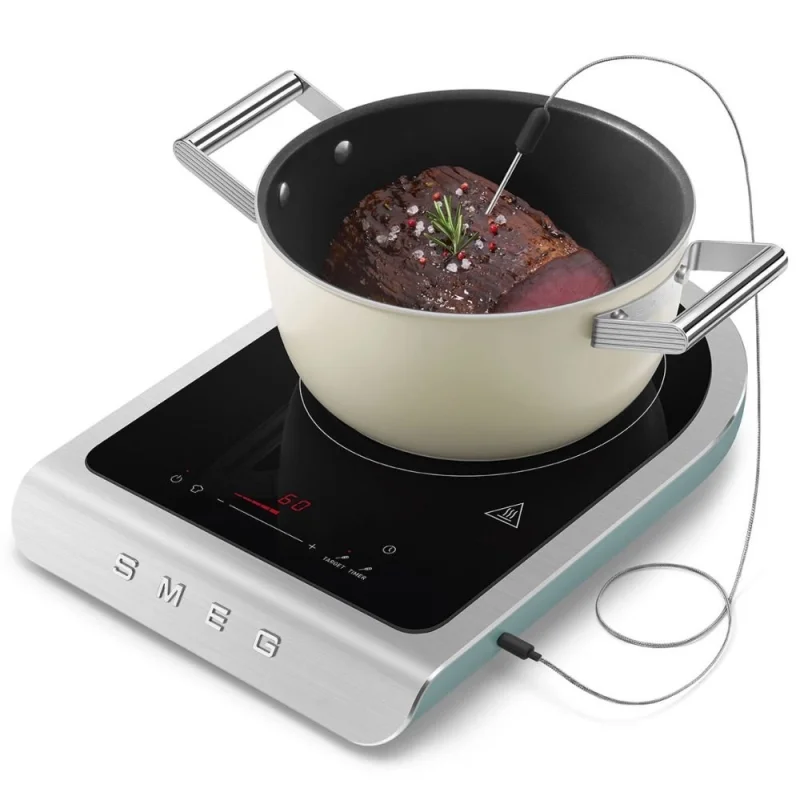 Котлони Преносим индукционен котлон Smeg PIC01EGMEU Изумрудено зелено