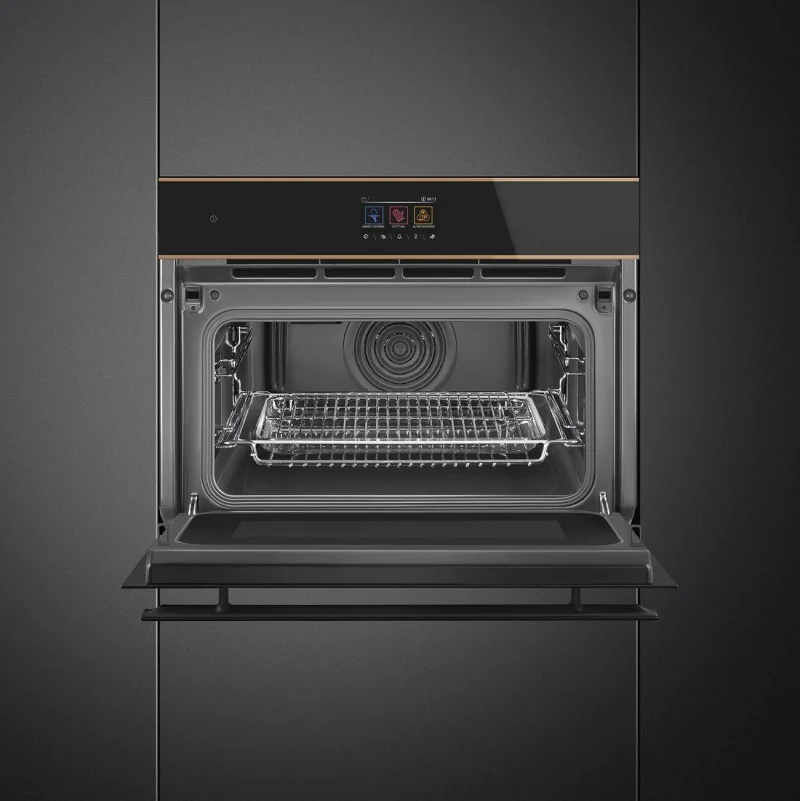 Микровълнови за вграждане Комбинирана микровълнова за вграждане Smeg SO4604M2PNR