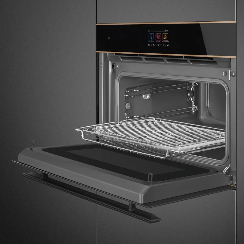 Микровълнови за вграждане Комбинирана микровълнова за вграждане Smeg SO4604M2PNR
