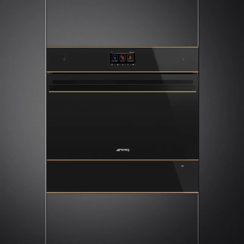 Микровълнови за вграждане Комбинирана микровълнова за вграждане Smeg SO4604M2PNR