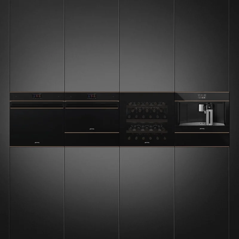 Микровълнови за вграждане Комбинирана микровълнова за вграждане Smeg SO4604M2PNR