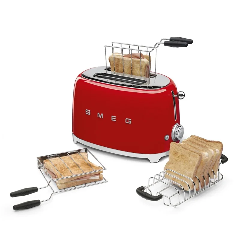 Тостери Тостер Smeg TSF01RDEU Червен